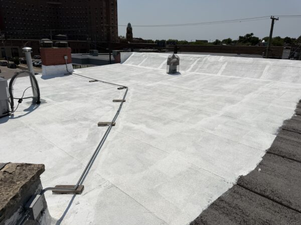 Market St Rockford, IL project: Roof sealant