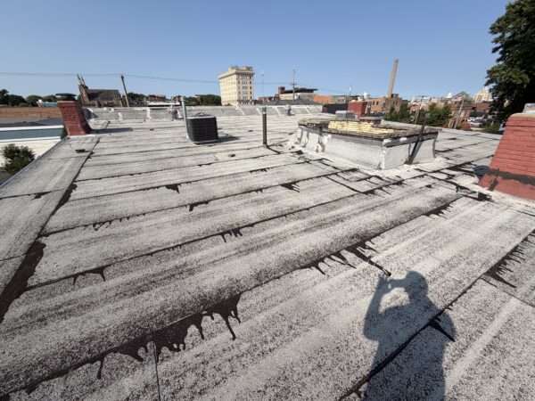 Market St Rockford, IL project: Roof sealant