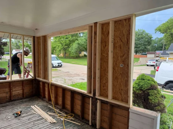 Hoover Ave Rockford, IL project: Header board