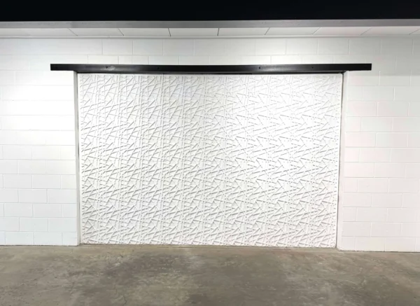 North 3rd Wall project: Wall replacement decorative paneling